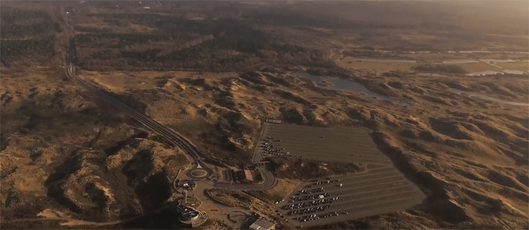 Prachtige dronevideo Castricum aan Zee