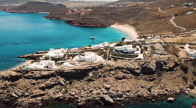 Mykonos in Griekenland gefilmd met DJI Mavic Pro in 4K