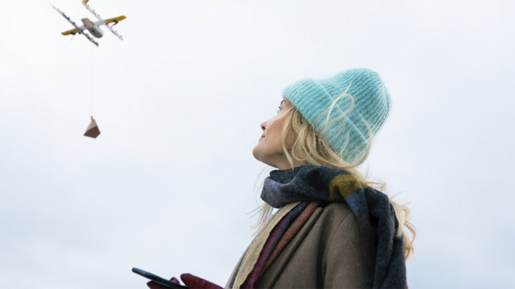 Google start pakket bezorging met drones in Finland